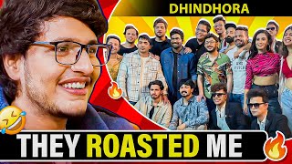 Getting Roasted by Indias Biggest Youtubers at Dhindora Shoot [upl. by Ykcor]