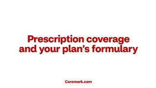 Prescription coverage and your plan’s formulary [upl. by Goodson493]