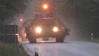 Marschkolonnen der Bundeswehr mit Puma Leopard Marder  German Military exercise CONVOYS  4K [upl. by Gristede860]