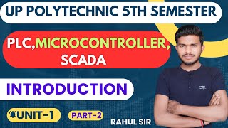 PLC Microcontroller amp SCADA  UNIT1L2 PLC and SCADA by Rahul siru p polytechnic 5th semester [upl. by Laen]