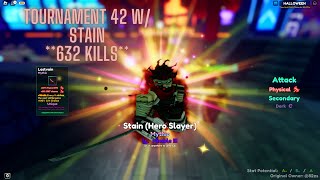 632 KILLS Anime Adventures Tournament 42 strat NO HOMURANO EMILIANO SSS [upl. by Duck]