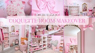 AESTHETIC COQUETTE ROOM MAKEOVER 🎀TOUR Loveshackfancy INSPIREDcoquette fall2024 [upl. by Juley]