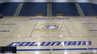 Columbia High School vs Central High School Breese Womens Varsity Basketball [upl. by East]