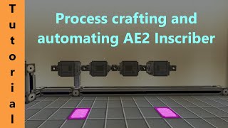 Syns Shorts  Process crafting and automating the AE2 Inscriber  AE2 1122 [upl. by Jaquiss]