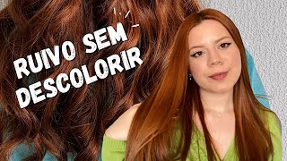 4 FORMAS DE FICAR RUIVA SEM DESCOLORIR ✨ [upl. by Chane]