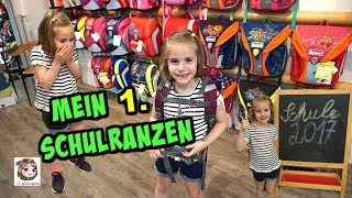 HANNAHS 1 SCHULRANZEN 💼 Shopping Wir kaufen einen Ranzen und eine Schultüte 💖 [upl. by Aaronson]