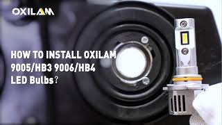 OXILAM How To Install Q36 90069005 Combo Headlight Bulbs [upl. by Ailido]