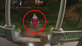 5 Creepy Clowns Caught on Camera [upl. by Elyod817]