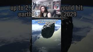 Moist Critical reacts to Apophis Asteroid moistcr1tikal penguinz0 asteroid space spacenews [upl. by Sansen]