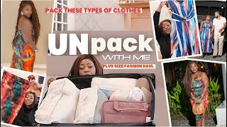 Plus Size Travel Packing Pack These Types of Clothes for your next Vacation Never Overpack Again [upl. by Ferriter]