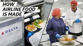 How Airplane Food Is Made to Be Served at 30000 Feet — How To Make It [upl. by Rora]