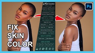 USE RETOUCHING ACADEMY PANEL TO EVEN SKIN COLOR [upl. by Teik]