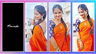 🖤New Trending Girl Alight Motion Video Editing  In Kannada song  Love Status Blur effect video [upl. by Ahseihs214]