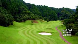 【キャメルゴルフ＆ホテルリゾート】HOLE8 Par5 [upl. by Ingaborg]