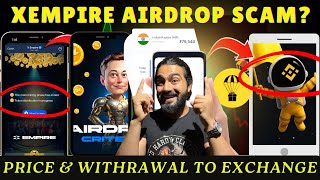 XEmpire Scam like Hamster kombat  Xempire Coins distribution  Binance MoonBix airdrop  Xempire [upl. by Vernice]