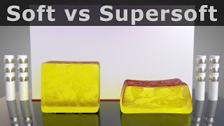 TEST Soft vs Supersoft  Softbody Simulation V44 ❤️ C4D4U [upl. by Trebliw735]