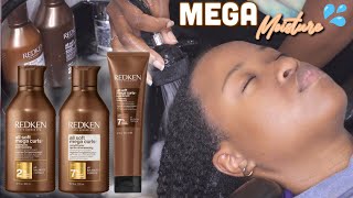 MEGA MOISTURE MEGA CURLS NEW Redken All Soft Mega Curls Review  Demo [upl. by Minni]