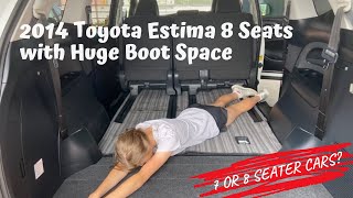 2014 Toyota Estima 8 Seats with Huge Boot Space  7 or 8 Seater Cars [upl. by Andeee]