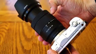 Sony E 18135mm f3556 OSS SEL18135 lens review with samples [upl. by Rehpotsirhc]