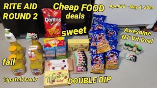 Rite Aid Couponing Haul  Round 2 Some Bad Some Good  April 28  May 4 2024  patel7ravi7 [upl. by Imhsar524]