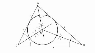 Incentro de un triángulo [upl. by Bayard]