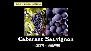 【葡萄酒法語教室5】卡本內．蘇維翁 Cabernet Sauvignon French pronunciation [upl. by Nissensohn747]