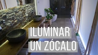 ILUMINAR un ZOCALO  Sencillo y ECONOMICO  Sin esfuerzo [upl. by Monafo]