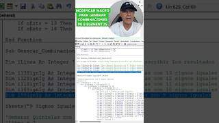 Cómo MODIFICAR una MACRO para hacer COMBINATORIAS en EXCEL 🤯 [upl. by Frulla933]