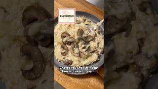 Mushroom Risotto italy italiancuisine pizza pasta risotto truffles shorts [upl. by Donadee]