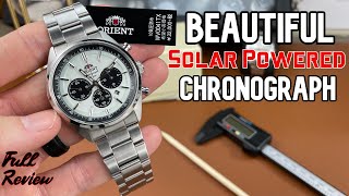 Orient Solar Chronograph Neo 70s Panda Dial  Full Review  A Chronograph with a Vintage Vibe [upl. by Neilla]