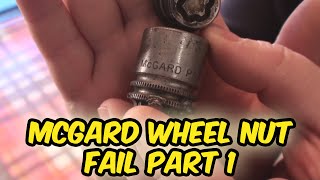 McGard Locking Wheel Nut Fail How To Remove Part 1 [upl. by Kaufman]