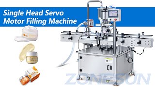 How To Use Servo Automatic Single Head Bottle Filling Machine [upl. by Wolfie802]