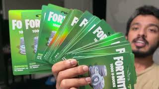 All the ￼￼Fortnite 1000 V Bucks I have given out this year [upl. by Constancia395]