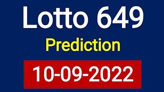 Lotto 649 Winning Numbers 10092022  Lotto 649 lucky numbers  Lotto 649 number generator [upl. by Marlane]