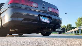 SKUNK2 MegaPower Exhaust On My B20B Swapped Integra [upl. by Cavuoto530]