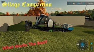 How To Compact Silage Quickly and Efficiently  Farming Simulator 22 [upl. by Enovad]