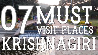 Top Seven Places To Visit In Krishnagiri  Tamil Nadu [upl. by Nivanod274]