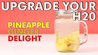 DIY Fruit Infused Water  Pineapple and Ginger  Shape [upl. by Harutak620]