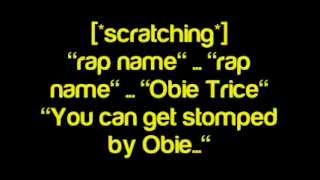 Obie Trice  Rap Name  Lyrics [upl. by Nuawad526]