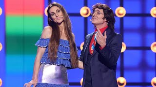 Conchita y Sergio Dalma imitan a Al Bano y Romina en quotSharazanquot  Tu Cara Me Suena [upl. by Stuppy]