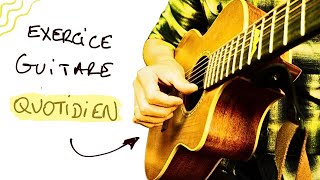 Mes exercices guitare quotidiens [upl. by Aizahs37]