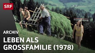 Leben als Grossfamilie  Bergbauernhof im Emmental  SRF Archiv [upl. by Neom]