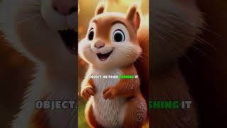 Nibbles and the Golden Acorn shortstory shortvideo squirrel acorn [upl. by Anatlus]