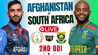 Afghanistan vs South Africa live 2nd ODI  AFG vs SA live  live cricket match today  Cricket live [upl. by Apthorp925]