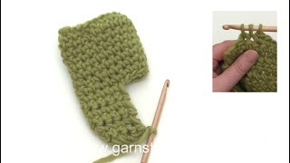 How to crochet the heel on a sock [upl. by Adleremse]