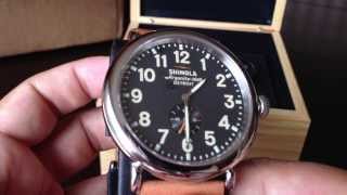 Shinola Runwell 47mm Limited Edition Watch Review [upl. by Aliled]