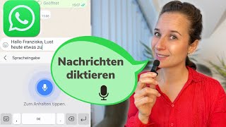 WHATSAPP TRICK DIKTIEREN ANSTATT TIPPEN [upl. by Jauch908]