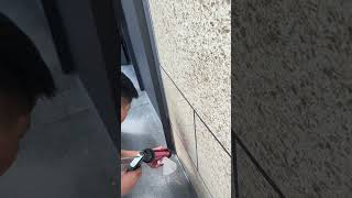 How To Caulk A Outdoor Window Frame Successfully Easily and Cleanly Every Time DIY [upl. by Lurline354]