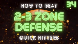 Quick Hitters vs 23 Zone Defense [upl. by Shantee]