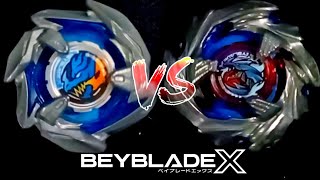 Dagger Dran 460R vs Cobalt Dragoon 560C  Beyblade X ベイブレードX [upl. by Aldon]